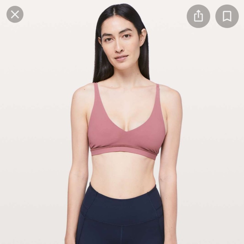 Lululemon Freely Flexed Bra / misty merlot / 6